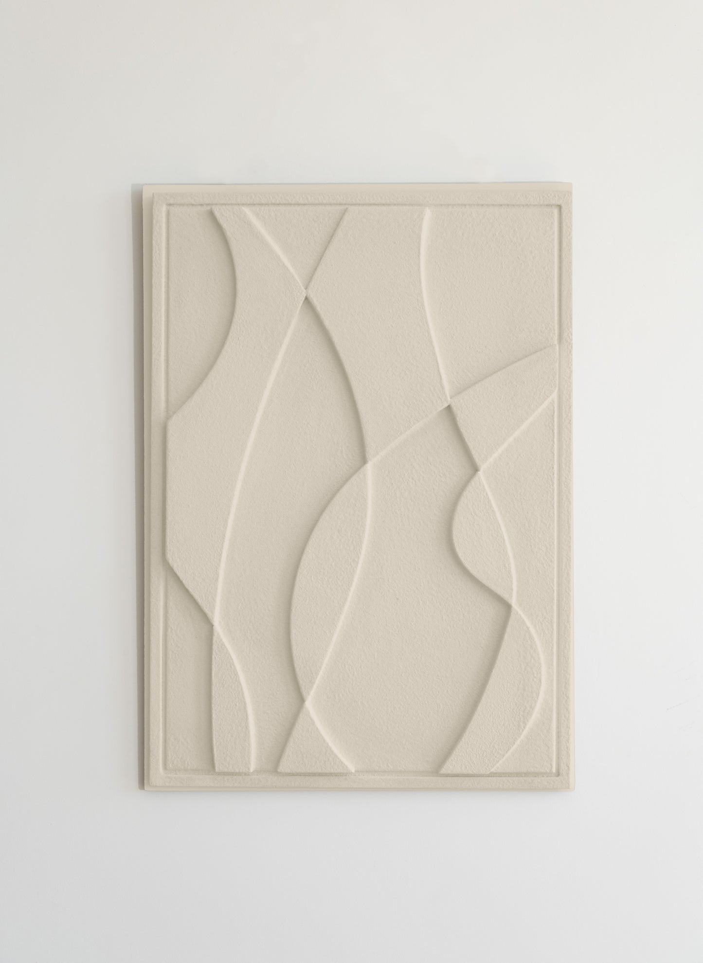 Handcrafted FIRE Relief - sustainable clay plaster wall art symbolizing passion and transformation.