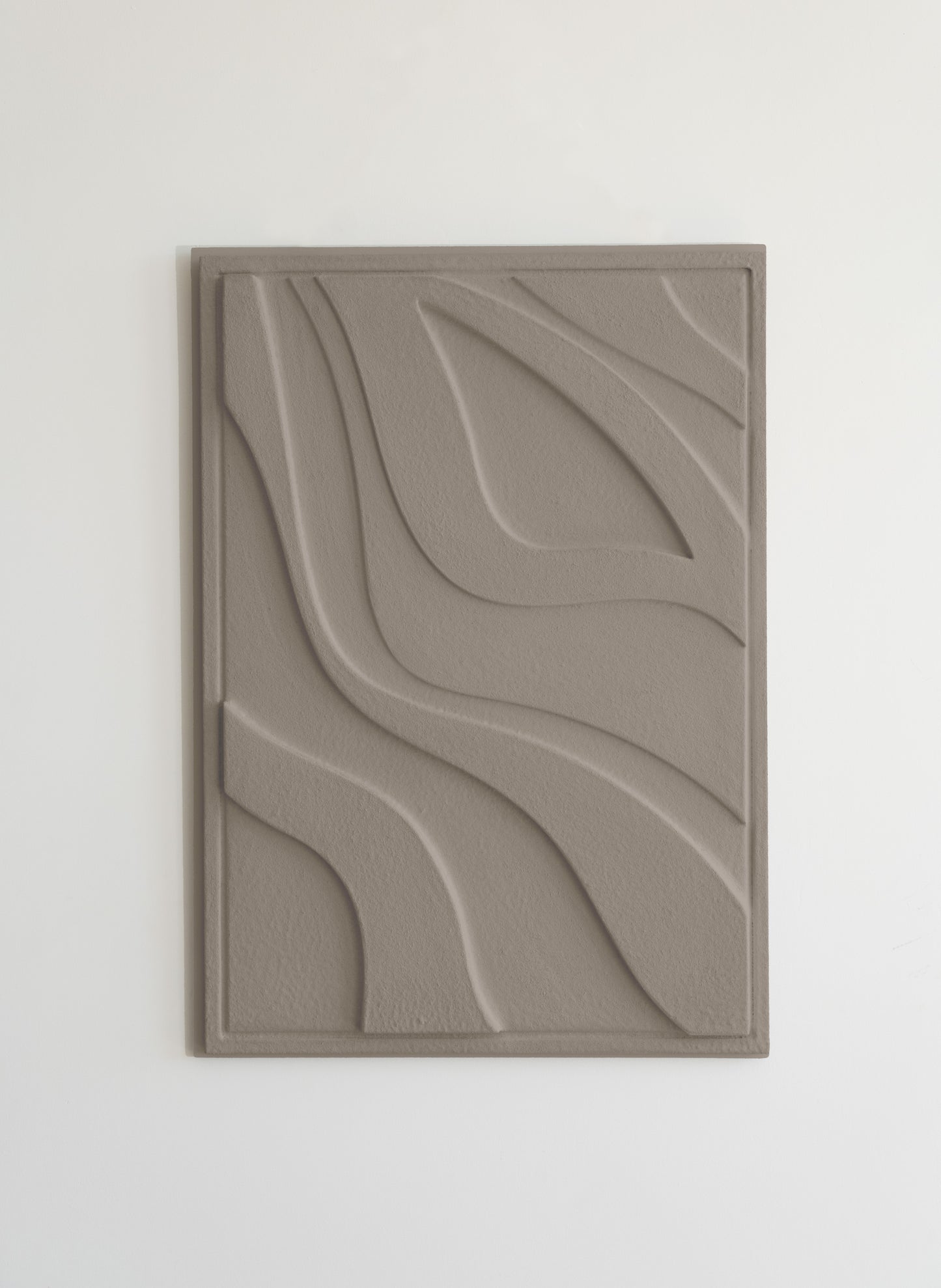 Artisanal Clay Relief - WATER - eco-friendly painting symbolizing life and renewal.